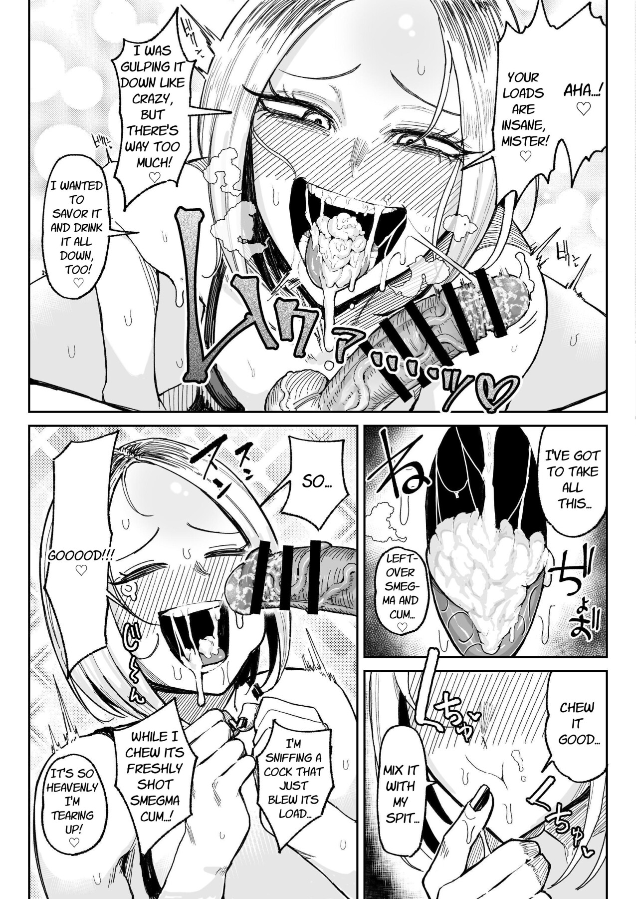 hentai manga Smegma Loving Dick Sniffin\' Gal\'s Raw Fuck & Sloppy Kissing Semen Burps